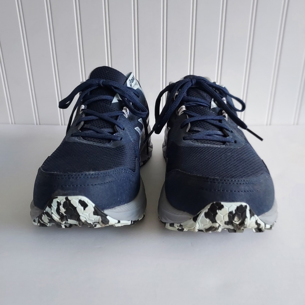 Asics Gel-Venture 9 Trail Running Shoes Navy Blue Grey Wide Women US 11 1012B761 - Picture 2 of 9